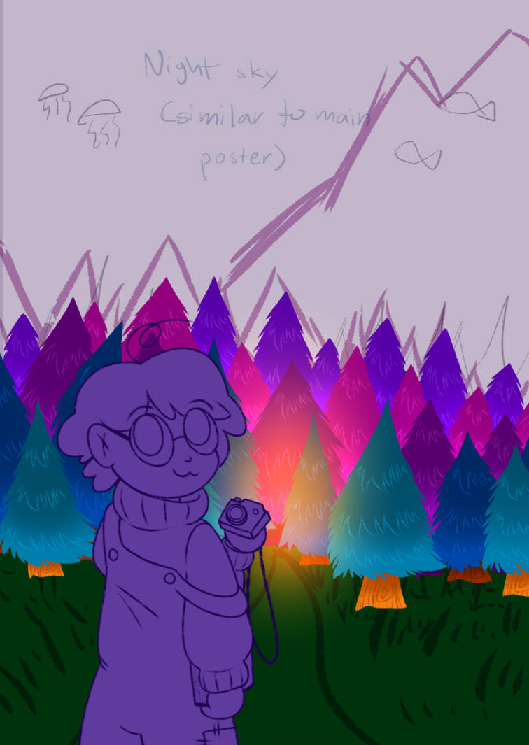 wip of the First Shot(s) poster piece