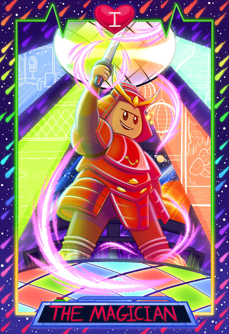 piece done for the Rhythm Doctor: Tarot Collaboration